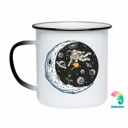 Кружка-хамелеон эмалированная Nature in space - FATLINE Кружка-хамелеон эмалированная Nature in space