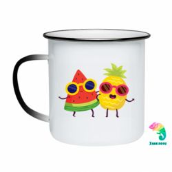 Кружки-хамелеоны эмалированные