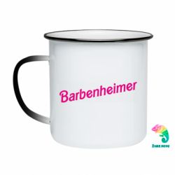 Кружка-хамелеон эмалированная Barbenheimer. - FATLINE Кружка-хамелеон эмалированная Barbenheimer.