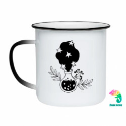 Кружка-хамелеон эмалированная Волшебный звездный магичный сосуд - FATLINE Кружка-хамелеон эмалированная Волшебный звездный магичный сосуд