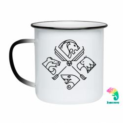 Кружки-хамелеоны эмалированные