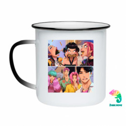 Кружки-хамелеоны эмалированные