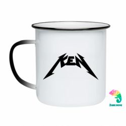 Кружка-хамелеон эмалированная Кен металика - FATLINE Кружка-хамелеон эмалированная Кен металика