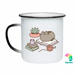 Кружка-хамелеон эмалированная Лучший вечер - FATLINE Кружка-хамелеон эмалированная Лучший вечер