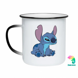 Кружка-хамелеон эмалированная Подозрительный Стич - FATLINE Кружка-хамелеон эмалированная Подозрительный Стич