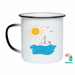 Кружки-хамелеоны эмалированные