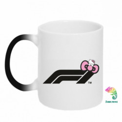 Кружка-хамелеон Formula 1 Hello Kitty - FATLINE Кружка-хамелеон Formula 1 Hello Kitty
