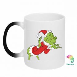 Кружка-хамелеон Grinch Kiss - FATLINE Кружка-хамелеон Grinch Kiss