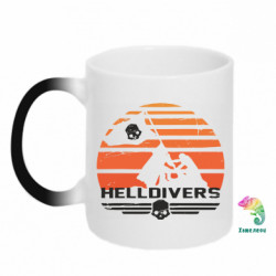 Кружка-хамелеон Helldivers Flag - FATLINE Кружка-хамелеон Helldivers Flag