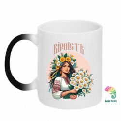 Кружка-хамелеон Хуманизация ромашки - FATLINE Кружка-хамелеон Хуманизация ромашки