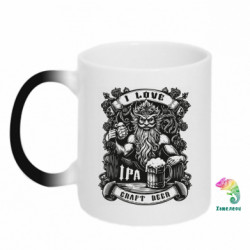 Кружка-хамелеон I love craft beer - FATLINE Кружка-хамелеон I love craft beer