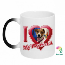 Кружка-хамелеон I love my Boyfriend Пес Патрон - FATLINE Кружка-хамелеон I love my Boyfriend Пес Патрон