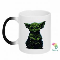 Кружка-хамелеон Кот Йода - FATLINE Кружка-хамелеон Кот Йода
