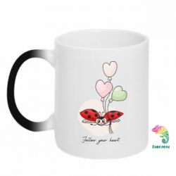 Кружка-хамелеон Комаха з повітряними кульками