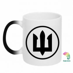 Кружка-хамелеон Нарукавний Знак Морської Піхоти України - FATLINE Кружка-хамелеон Нарукавний Знак Морської Піхоти України