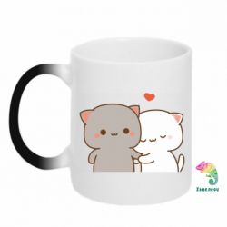 Кружка-хамелеон Пара котиків - FATLINE Кружка-хамелеон Пара котиків