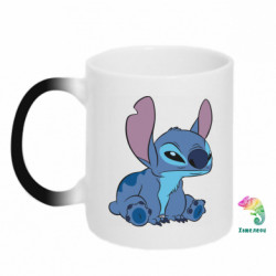 Кружка-хамелеон Подозрительный Стич - FATLINE Кружка-хамелеон Подозрительный Стич