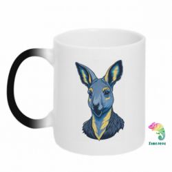 Кружка-хамелеон Сірий кенгуру - FATLINE Кружка-хамелеон Сірий кенгуру