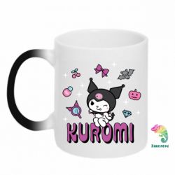 Кружка-хамелеон Sparkle Kuromi - FATLINE Кружка-хамелеон Sparkle Kuromi