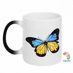 Кружка-хамелеон Украинская бабочка арт - FATLINE Кружка-хамелеон Украинская бабочка арт