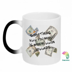 Кружки-хамелеоны с блестками