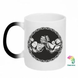 Кружки-хамелеони з блискітками