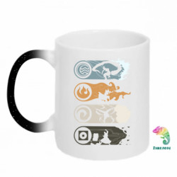 Кружки-хамелеоны с блестками