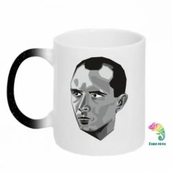 Кружка-хамелеон с блестками Бандера Батько - FATLINE Кружка-хамелеон с блестками Бандера Батько