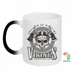 Кружка-хамелеон с блестками Born to be Warrior - FATLINE Кружка-хамелеон с блестками Born to be Warrior