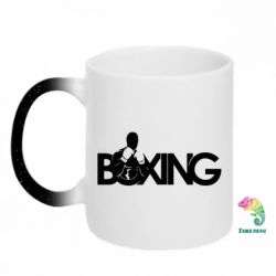 Кружка-хамелеон с блестками Boxing Art - FATLINE Кружка-хамелеон с блестками Boxing Art