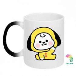 Кружка-хамелеон с блестками Chimmy BT21 - FATLINE Кружка-хамелеон с блестками Chimmy BT21