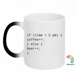 Кружки-хамелеоны с блестками