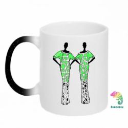 Кружки-хамелеоны с блестками