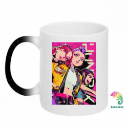 Кружки-хамелеони з блискітками