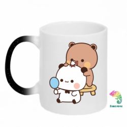 Кружка-хамелеон с блестками Дуду Парикмахер - FATLINE Кружка-хамелеон с блестками Дуду Парикмахер