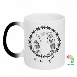 Кружки-хамелеоны с блестками