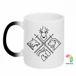 Кружки-хамелеони з блискітками