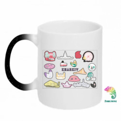 Кружки-хамелеони з блискітками