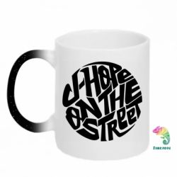 Кружка-хамелеон с блестками J-HOPE - FATLINE Кружка-хамелеон с блестками J-HOPE