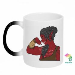 Кружки-хамелеоны с блестками