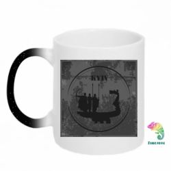 Кружка-хамелеон с блестками Киев Old School - FATLINE Кружка-хамелеон с блестками Киев Old School