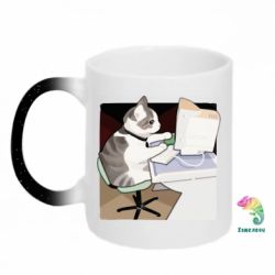 Кружки-хамелеоны с блестками