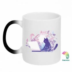 Кружки-хамелеоны с блестками