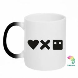 Кружки-хамелеоны с блестками