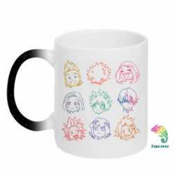 Кружки-хамелеоны с блестками