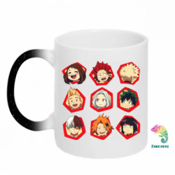 Кружки-хамелеоны с блестками