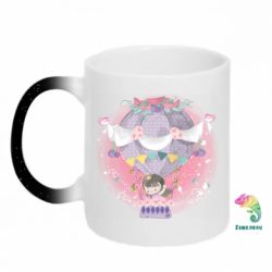 Кружки-хамелеоны с блестками