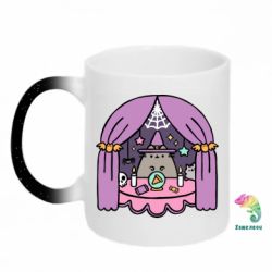 Кружка-хамелеон с блестками Пушин волшебник - FATLINE Кружка-хамелеон с блестками Пушин волшебник