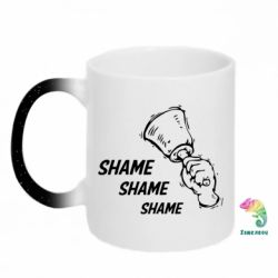 Кружки-хамелеоны с блестками