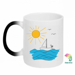 Кружки-хамелеоны с блестками